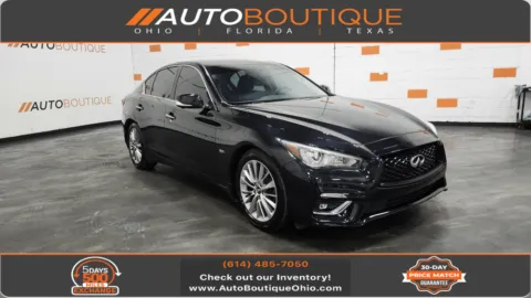 Black 2018 INFINITI Q50 3.0t LUXE for sale in Columbus, OH