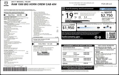 Photos of 2017 Ram 1500 Big Horn for sale in Columbus, OH at Auto Boutique Ohio