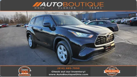 Black 2020 Toyota Highlander L for sale in Columbus, OH