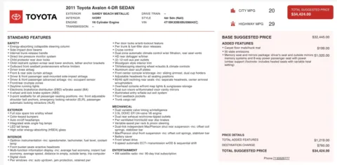 More photos of 2011 Toyota Avalon at Auto Boutique Ohio, OH