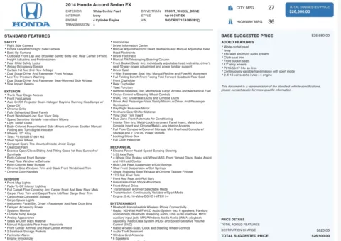 More photos of 2014 Honda Accord Sedan EX at Auto Boutique Ohio, OH