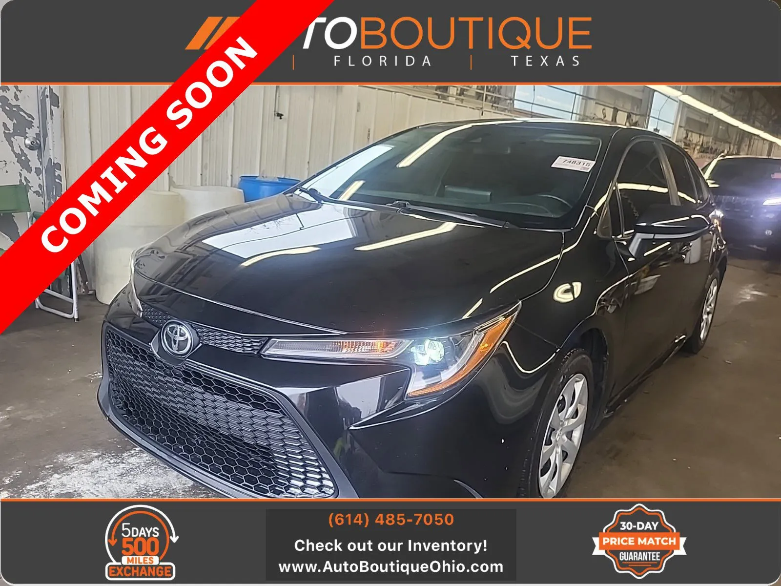 Black 2022 Toyota Corolla LE for sale in Columbus, OH