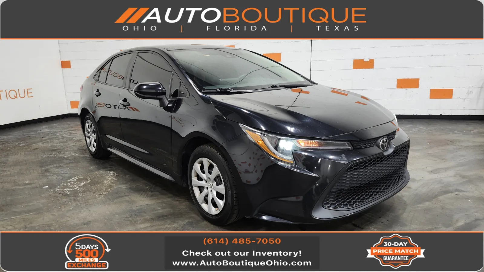 Black 2022 Toyota Corolla LE for sale in Columbus, OH