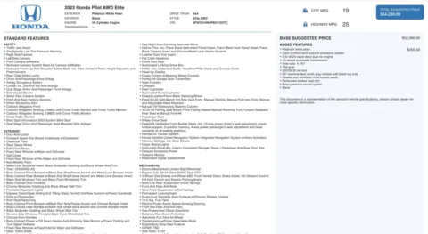 Photos of 2023 Honda Pilot Elite for sale in Columbus, OH at Auto Boutique Ohio