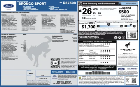 More photos of 2023 Ford Bronco Sport Big Bend at Auto Boutique Ohio, OH