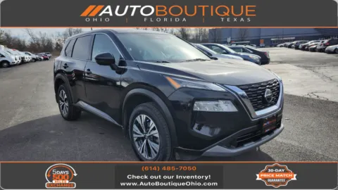 Black 2021 Nissan Rogue SV for sale in Columbus, OH