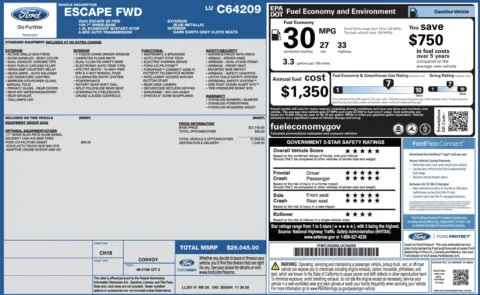 Photos of 2020 Ford Escape SE for sale in Columbus, OH at Auto Boutique Ohio