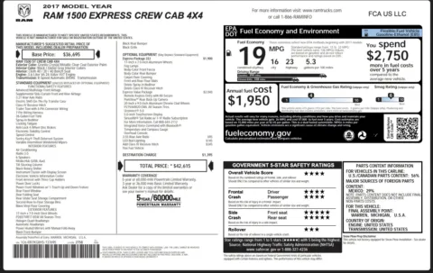 Photos of 2017 Ram 1500 Express for sale in Columbus, OH at Auto Boutique Ohio