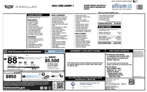 Photos of 2024 Cadillac LYRIQ Luxury for sale in Columbus, OH at Auto Boutique Ohio