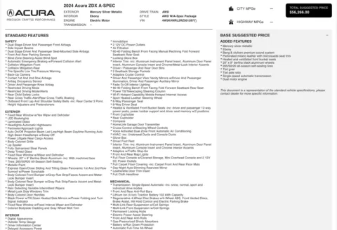 Photos of 2024 Acura ZDX w/A-Spec Package for sale in Columbus, OH at Auto Boutique Ohio