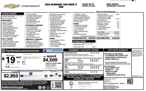 Photos of 2024 Chevrolet Silverado 1500 LT for sale in Columbus, OH at Auto Boutique Ohio