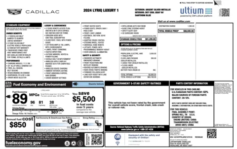 Photos of 2024 Cadillac LYRIQ Luxury for sale in Columbus, OH at Auto Boutique Ohio