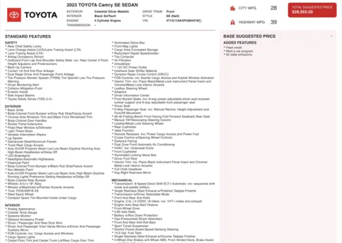 More photos of 2023 Toyota Camry SE at Auto Boutique Ohio, OH