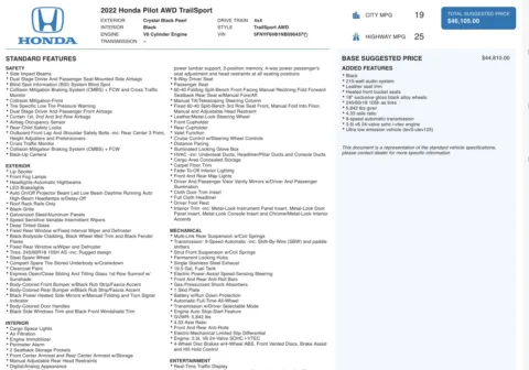 More photos of 2022 Honda Pilot TrailSport at Auto Boutique Ohio, OH