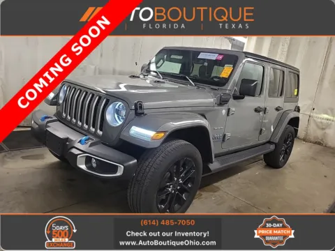 Gray 2023 Jeep Wrangler 4xe Sahara for sale in Columbus, OH
