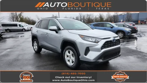 Silver 2019 Toyota RAV4 Hybrid LE for sale in Columbus, OH