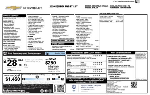 More photos of 2020 Chevrolet Equinox LT at Auto Boutique Ohio, OH