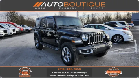 Black 2020 Jeep Wrangler Unlimited Sahara for sale in Columbus, OH