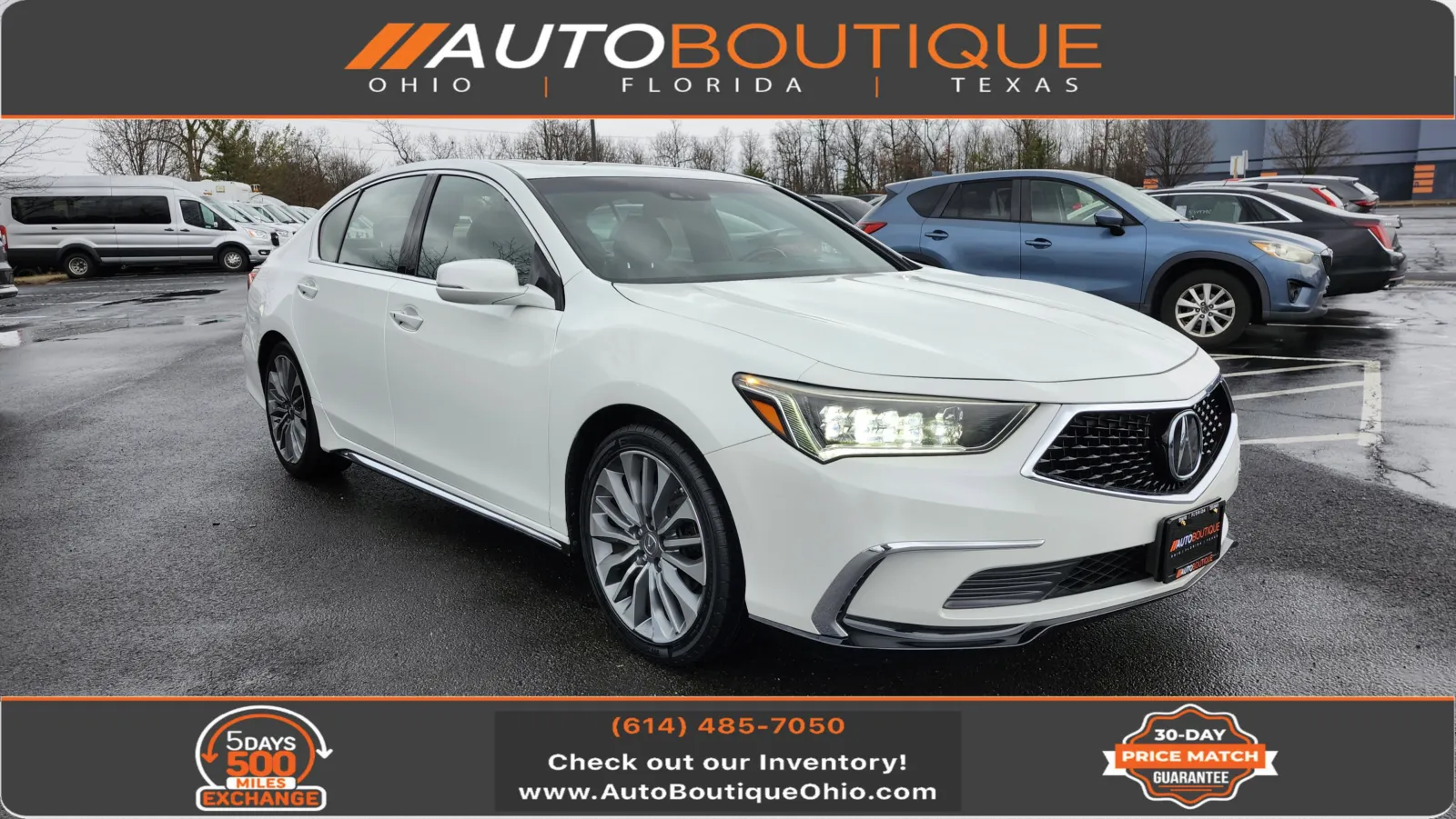 White 2018 Acura RLX w/Technology Pkg for sale in Columbus, OH