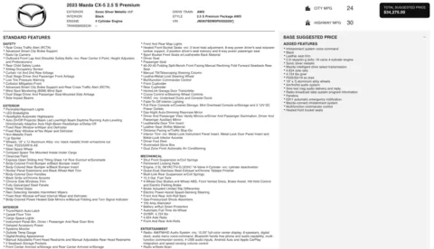 Photos of 2023 Mazda CX-5 2.5 S Premium Package for sale in Columbus, OH at Auto Boutique Ohio