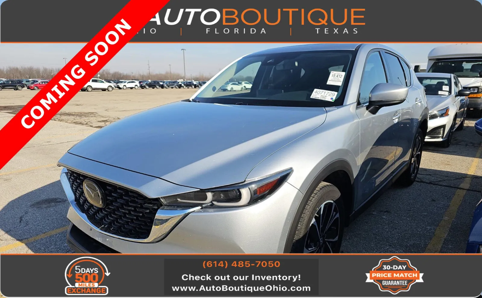 Silver 2023 Mazda CX-5 2.5 S Premium Package for sale in Columbus, OH