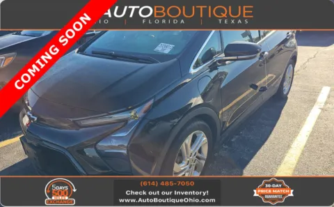 Black 2022 Chevrolet Bolt EV 1LT for sale in Columbus, OH