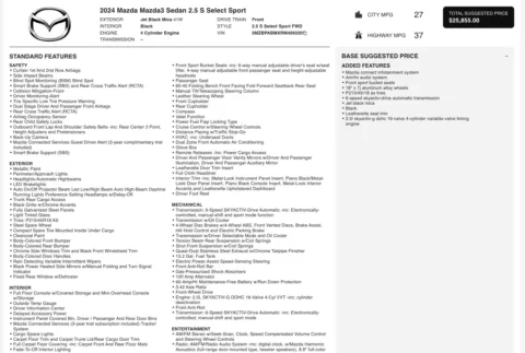 Photos of 2024 Mazda Mazda3 Sedan 2.5 S Select Sport for sale in Columbus, OH at Auto Boutique Ohio