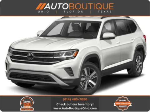Silver 2021 Volkswagen Atlas 3.6L V6 SE w/Technology for sale in Columbus, OH