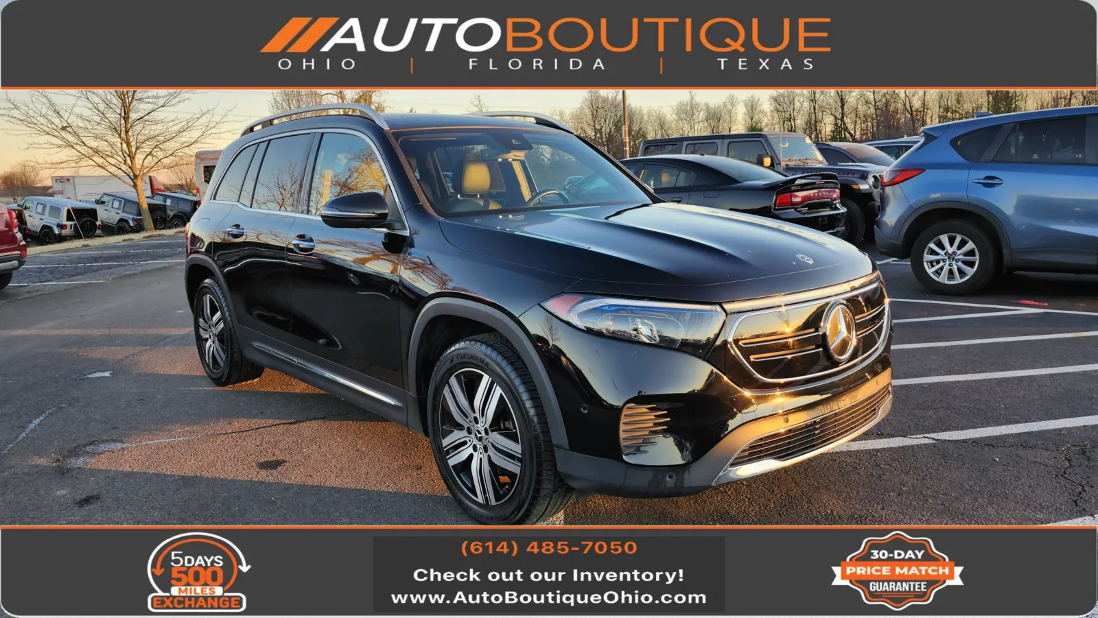 Black 2022 Mercedes-Benz EQB 300 for sale in Columbus, OH