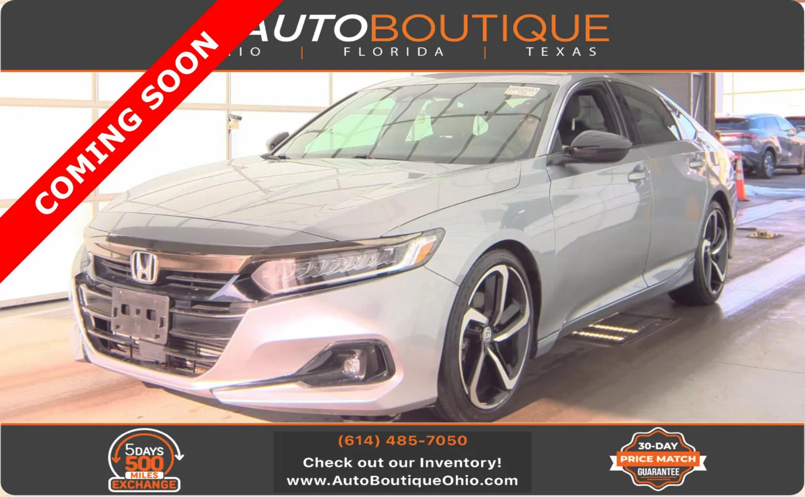 Silver 2022 Honda Accord Sedan Sport for sale in Columbus, OH