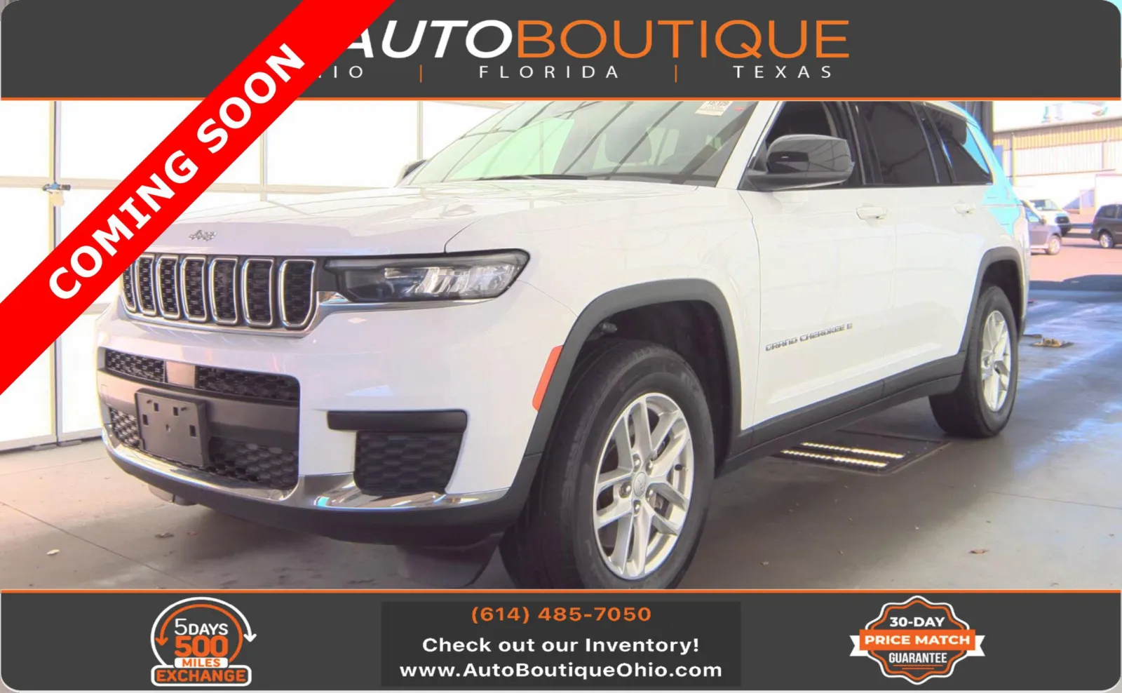 White 2022 Jeep Grand Cherokee L Laredo for sale in Columbus, OH