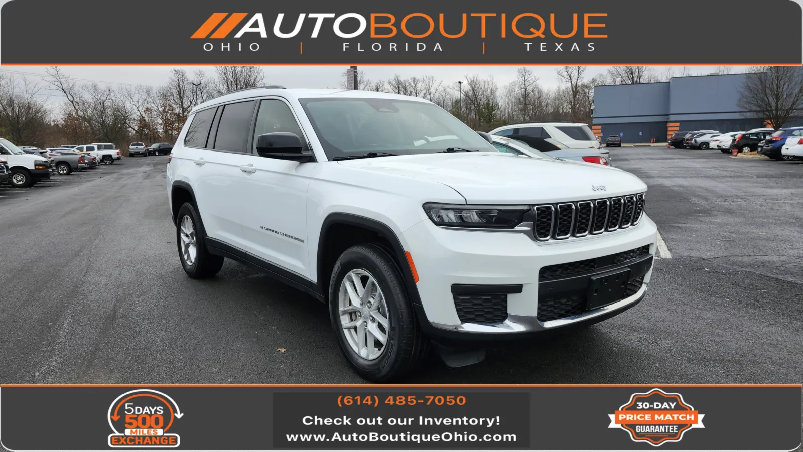 White 2022 Jeep Grand Cherokee L Laredo for sale in Columbus, OH