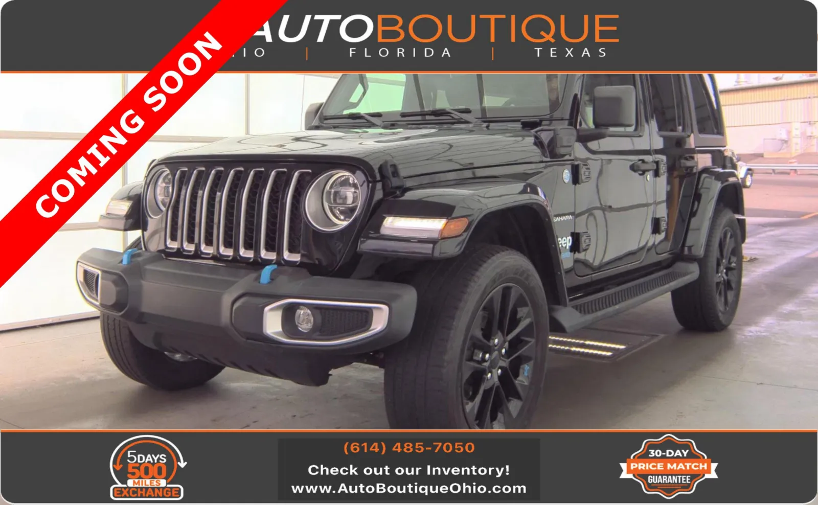 Black 2022 Jeep Wrangler 4xe Unlimited Sahara for sale in Columbus, OH