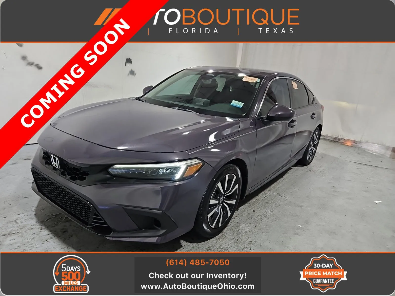 Silver 2023 Honda Civic Hatchback EX-L for sale in Columbus, OH