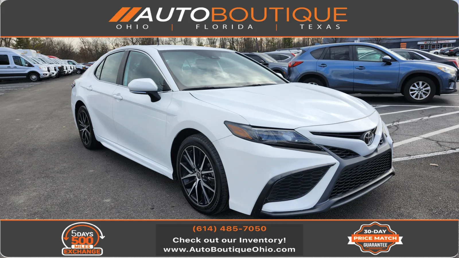 White 2022 Toyota Camry SE for sale in Columbus, OH