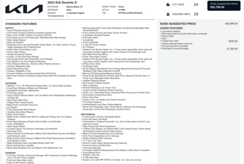 Photos of 2023 Kia Sorento S for sale in Columbus, OH at Auto Boutique Ohio