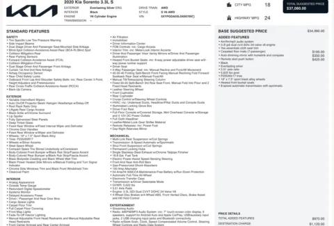 Photos of 2020 Kia Sorento S V6 for sale in Columbus, OH at Auto Boutique Ohio