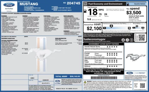 Photos of 2019 Ford Mustang GT for sale in Columbus, OH at Auto Boutique Ohio