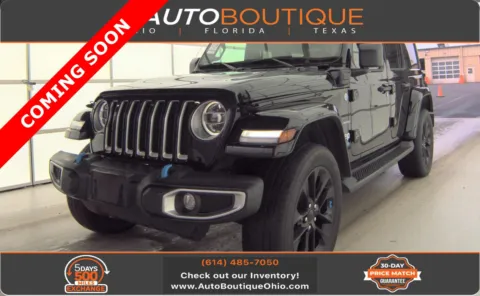Black 2022 Jeep Wrangler 4xe Unlimited Sahara for sale in Columbus, OH