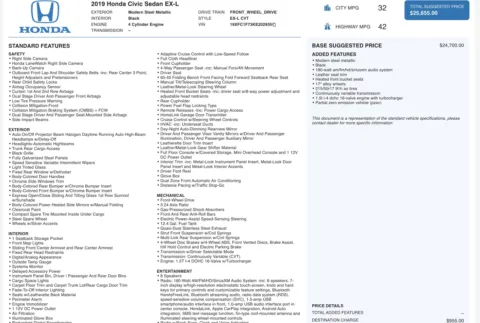 More photos of 2019 Honda Civic Sedan EX-L at Auto Boutique Ohio, OH