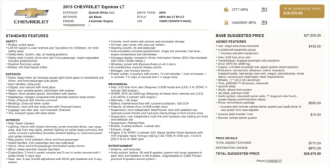 More photos of 2015 Chevrolet Equinox LT at Auto Boutique Ohio, OH