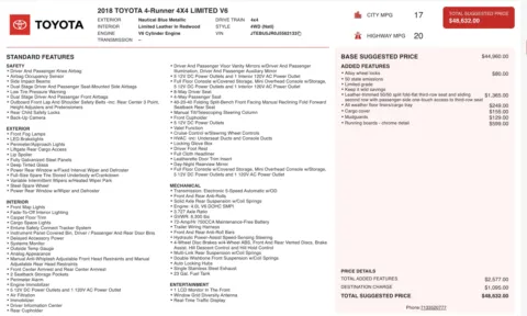 More photos of 2018 Toyota 4Runner Limited at Auto Boutique Ohio, OH