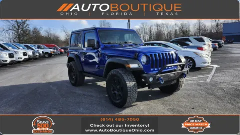 Blue 2019 Jeep Wrangler Sport S for sale in Columbus, OH
