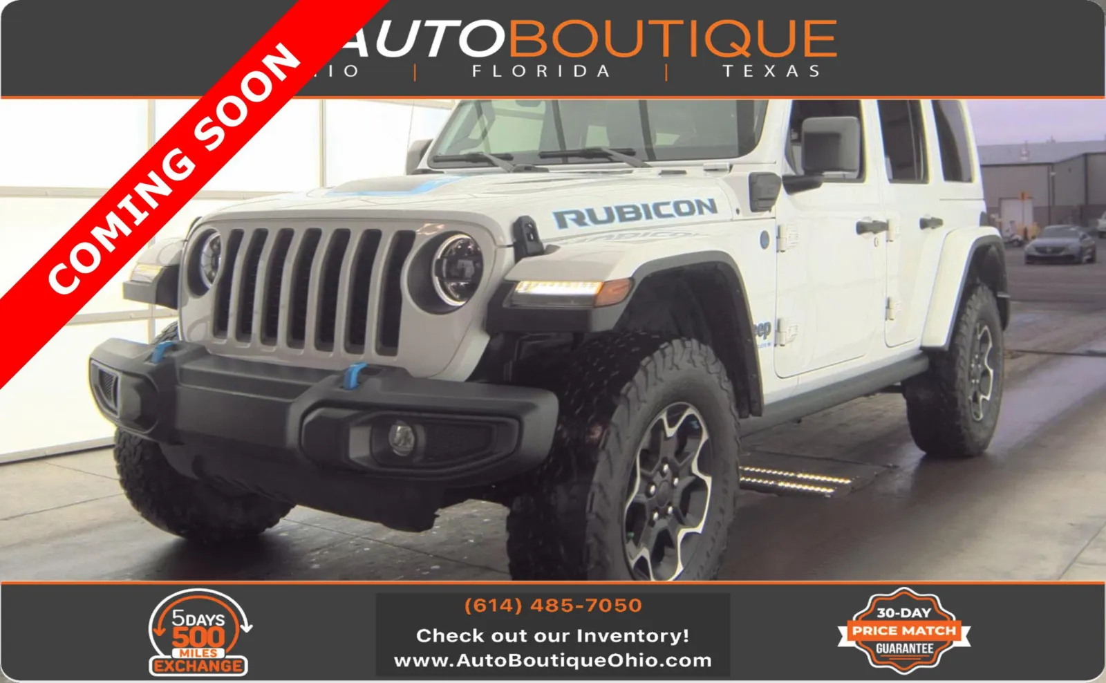 White 2023 Jeep Wrangler 4xe Rubicon for sale in Columbus, OH