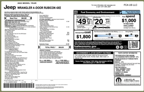 Photos of 2023 Jeep Wrangler 4xe Rubicon for sale in Columbus, OH at Auto Boutique Ohio