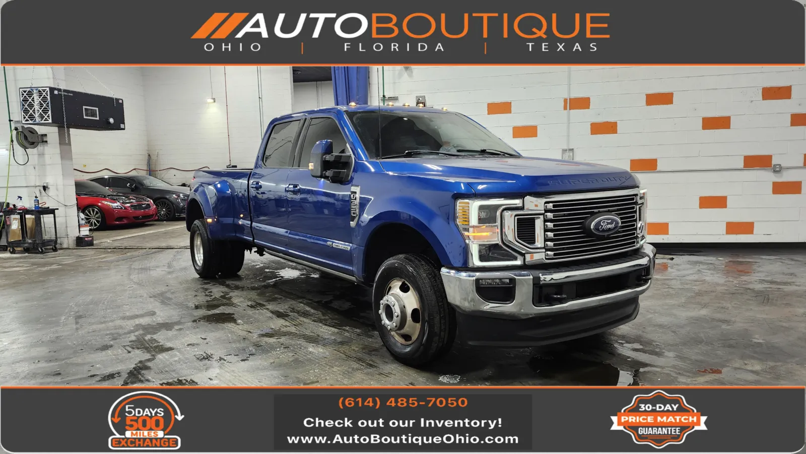 Blue 2022 Ford Super Duty F-350 DRW LARIAT for sale in Columbus, OH