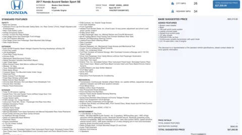 Photos of 2017 Honda Accord Sedan Sport SE for sale in Columbus, OH at Auto Boutique Ohio