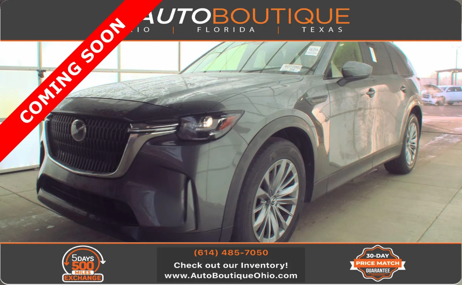 Gray 2024 Mazda CX-90 3.3 Turbo Preferred Plus for sale in Columbus, OH