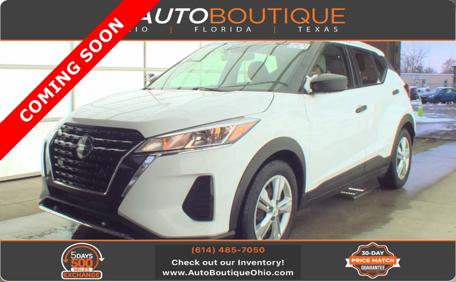 White 2021 Nissan Kicks S for sale in Columbus, OH