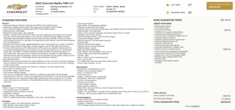 Photos of 2023 Chevrolet Malibu LT for sale in Columbus, OH at Auto Boutique Ohio